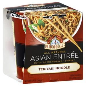 Dr. McDougall's Right Foods Asian Entree Teriyaki Noodles - 6 x 1.9 ozs.
