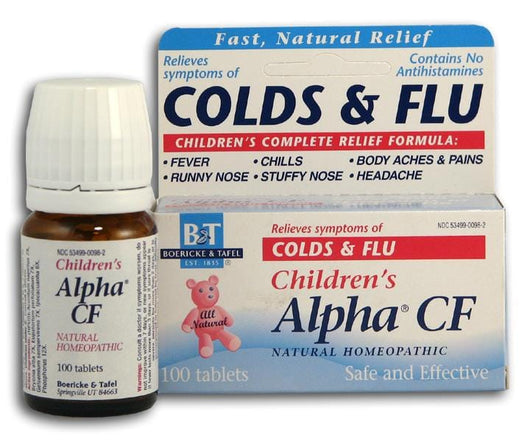 Boericke & Tafel Children's Alpha Cold & Flu - 100 tabs