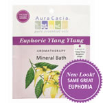 Aura Cacia Euphoric Ylang Ylang Aromatherapy Mineral Bath 2.5 oz