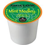 Green Mountain Gourmet Single Cup Mint Medley Bigelow Traditional Tea 12 K-cups
