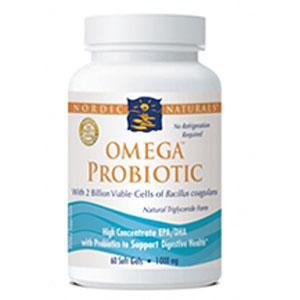 Nordic Naturals Omega Probiotic - 60 softgels