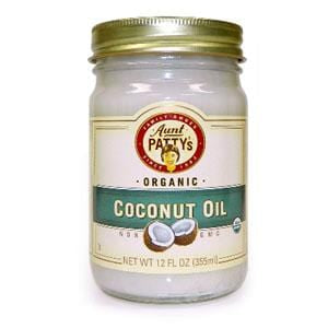 Aunt Patty's Coconut Oil, Organic  - 6 x 12 ozs.