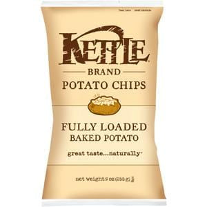 Kettle Foods Potato Chips, Fully Loaded - 12 x 9 ozs.
