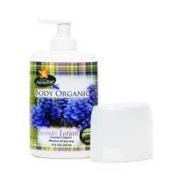Nature's Paradise Organics Body Lotion, Lavender, Organic - 12 x 9 ozs.