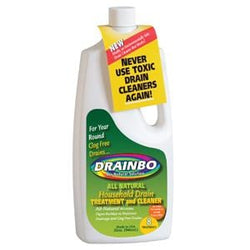 DrainBo Household Drain Care Treatment & Cleaner, Natural - 12 x 32 ozs.