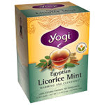 Yogi Tea Herbal Teas Egyptian Licorice Mint 16 ct