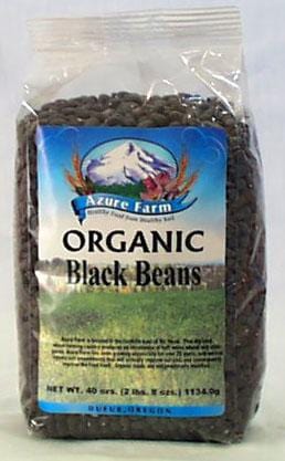 Azure Farm Black Beans Organic - 40 ozs.