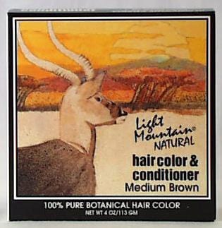 Light Mountain Hair Color #3 Medium Brown - 4 ozs.