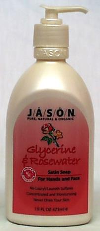 Jason Glycerine & Rose Water Satin Soap - 16 ozs.