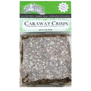 Livin' Spoonful Sprouted Crackers, Caraway Crisps - 2.8 ozs.