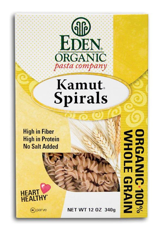 Eden Foods Kamut Spirals Organic - 6 x 12 ozs.