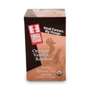 Equal Exchange Vanilla Rooibos Tea, Organic - 6 x 1 box
