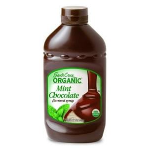 Santa Cruz Mint Chocolate Syrup Organic - 15.5 ozs.