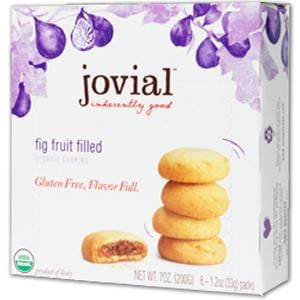 Jovial Foods Cookies, Fig Fruit Filled, Gluten Free, Organic - 7 ozs.