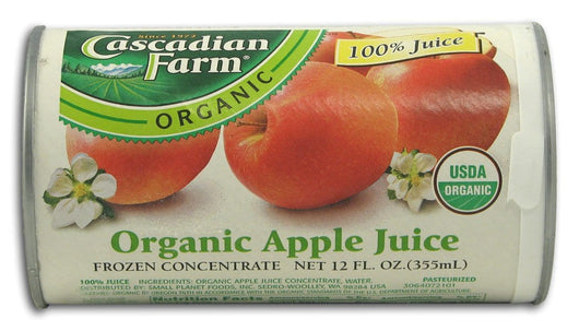 Cascadian Farm *Frozen Apple Juice Organic - 12 x 12 ozs.