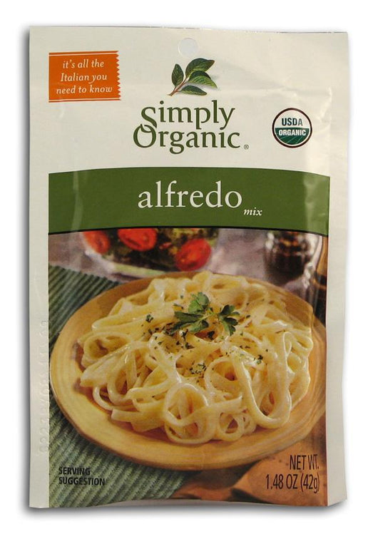 Simply Organic Alfredo Mix Organic - 3 x 1.48 ozs.
