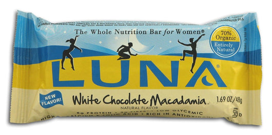 Luna Bar White Chocolate Macadamia - 3 x 1.69 ozs.