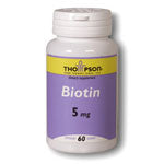 Thompson Vitamin Biotin 5 mg 60 caps