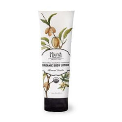 Nourish Body Lotion, Almond Vanilla, Organic - 12 x 8 ozs.