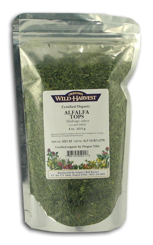 Oregon's Wild Harvest Alfalfa Leaf Cut & Sifted Organic - 4 ozs.