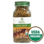 Simply Organic Spicy Steak Seasoning Organic Gluten-Free 3.6 oz