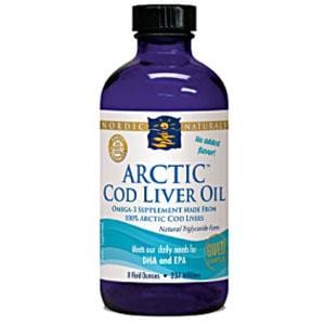 Nordic Naturals Arctic Cod Liver Oil Unflavored - 8 ozs.
