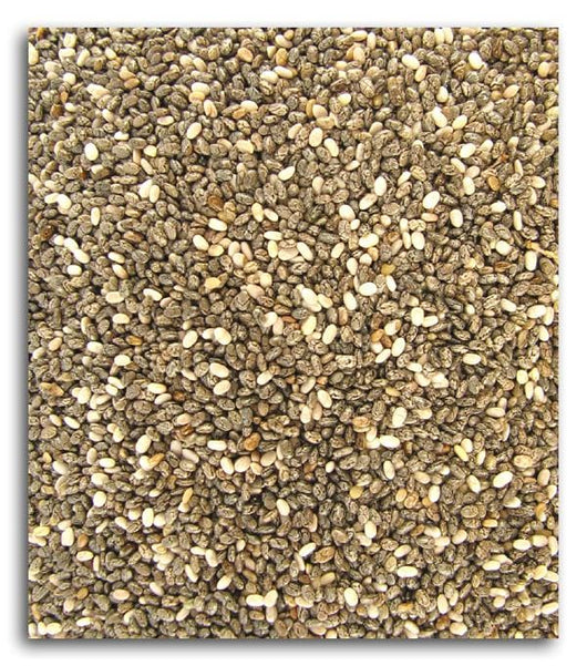 Bulk Chia Seeds, Whole, Black, Organic - 25 lbs.