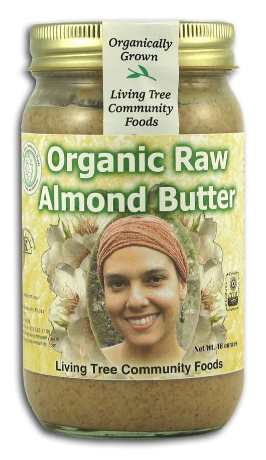 Living Tree Community Almond Butter Raw Organic - 16 ozs.
