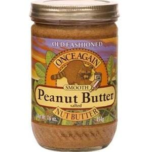 Once Again Nut Butter Inc. Peanut Butter Old Fashioned Smooth Salted - 12 x 16 ozs