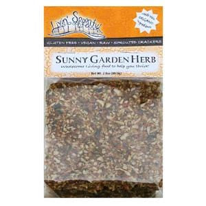 Livin' Spoonful Sprouted Crackers, Sunny Garden Herb - 2.8 ozs.