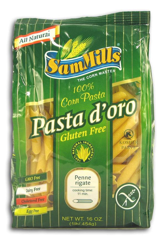 Sam Mills Pasta d' oro Penne Rigate - 3 x 16 ozs.