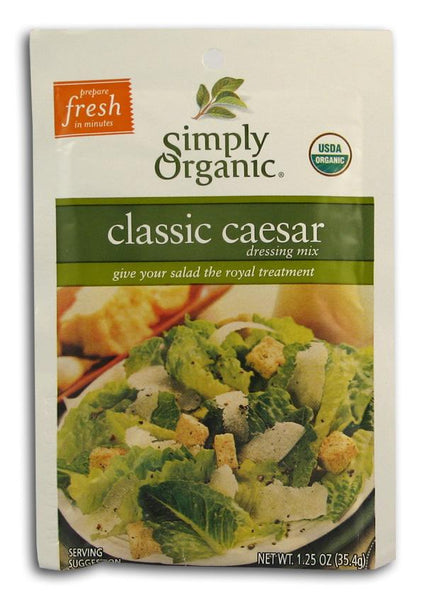 Simply Organic Classic Caesar Dressing Mix Organic - 3 x 1.25 ozs.