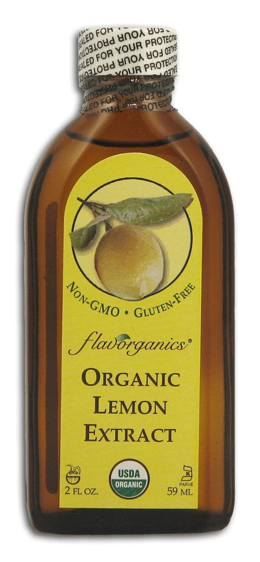 Flavorganics Extract Pure Lemon Organic - 12 x 2 ozs.
