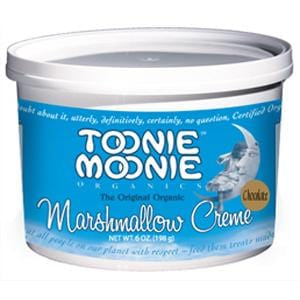 Toonie Moonie Organics Marshmallow Creme, Chocolate, Organic - 12 x 6 ozs.
