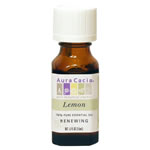 Aura Cacia Lemon Essential Oil 2 oz. bottle