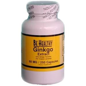Be Healthy Ginkgo Extract - 250 caps