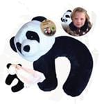 Endangered Species Travel Panda Neck Pillow with 30