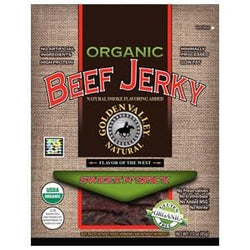 Golden Valley Natural Beef Jerky, Sweet N' Spicy, Organic - 3 ozs.