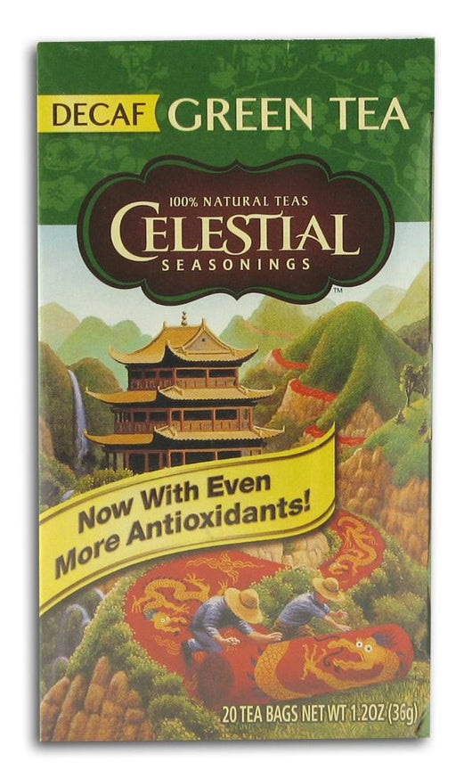 Celestial Seasonings Green Tea - Decaffeinated - 6 x 1 box