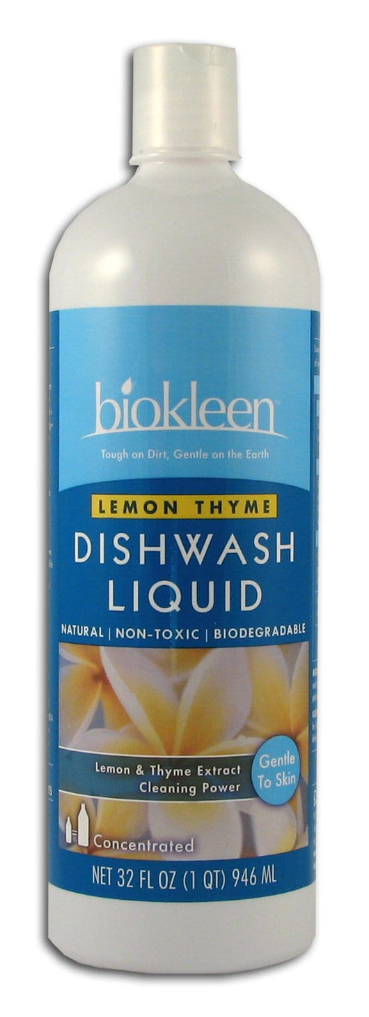 Biokleen Dishwashing Liquid Lemon-Thyme - 32 ozs.