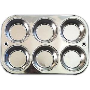 Down to Earth Muffin Pan 6 hole - 1 each