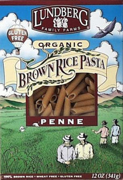 Lundberg Brown Rice Penne Organic Gluten-Free - 12 x 12 ozs.