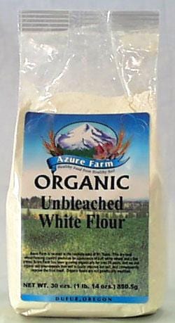 Azure Farm Unbleached White Flour Organic - 30 ozs.