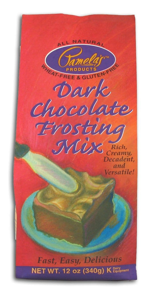 Pamela's Dark Chocolate Frosting Mix - 6 x 12 ozs.