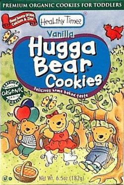 Healthy Times Vanilla Hugga Bear Cookies Organic - 12 x 6.5 ozs.