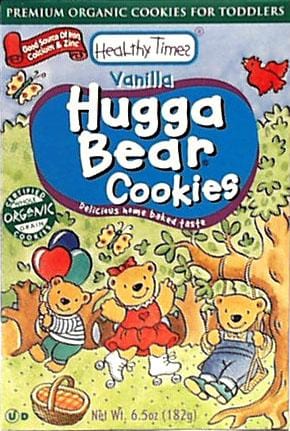 Healthy Times Vanilla Hugga Bear Cookies Organic - 12 x 6.5 ozs.