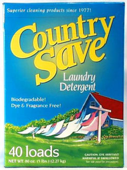 Country Save Laundry Detergent -80 frontloads/40 toploads - 5 lbs.