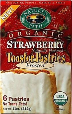 Nature's Path Toaster Pastries Strawberry Frosted Organic - 3 x 11 ozs.