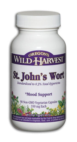 Oregon's Wild Harvest St. Johns Wort 325 mg - 90 veg caps