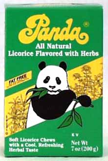 Panda Licorice Chews with Herbs - 12 x 7 ozs.